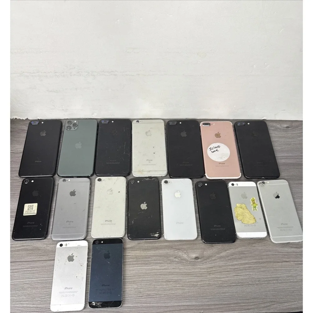 Lot Of‎ 17 Genuine iPhones For Parts From iPhone 5 And Up
